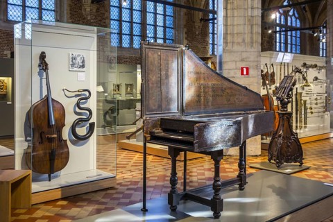 17th century harpsichord by Andreas Ruckers in the Vleeshuis