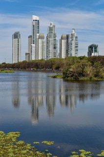 Skyline of Puerto Madero with Alvear Tower
