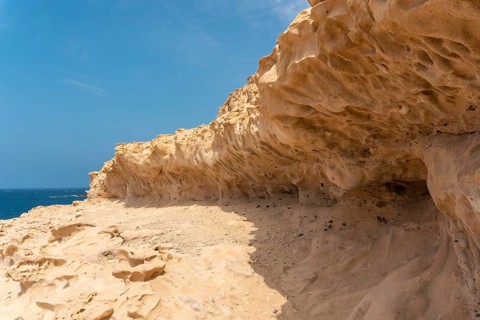 Geopark on the path to the caves of Ajuy