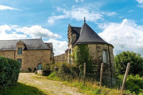 Castle Park Rochefort en Terre in the medieval village of Rochefort-en-Terre