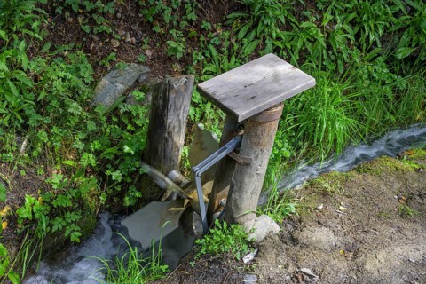 Water wheel at the Leiterwaal