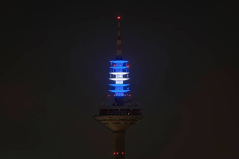 As a sign of solidarity with Israel