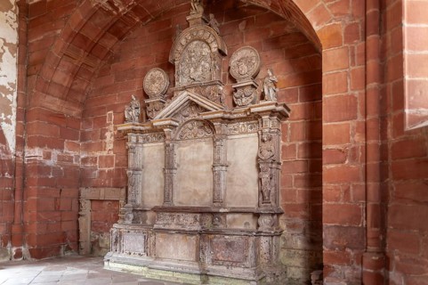 Historical altar at Lichtenberg Castle