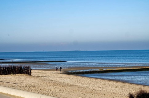 On the beach of Cuxhaven