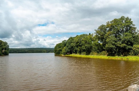 Lake of Paimpont in the Broceliande forest