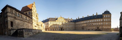 Old Court and New Residence in the morning light