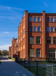 Old brick style residential building