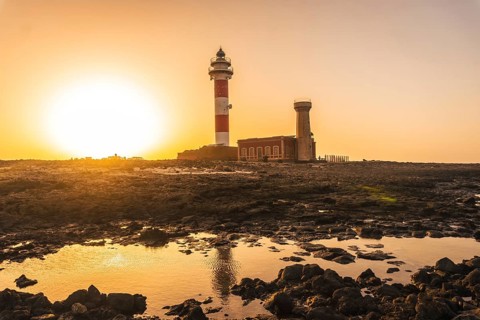 Sunset at the Toston Lighthouse