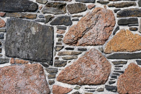 Ross of Mull Granite and Basalt Wall Stones