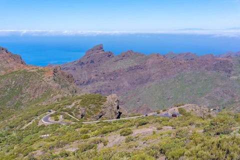 Cliffs of the mountain municipality of Masca in the north of Tenerife