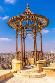 Viewpoint of the Alabaster Mosque to see the city of Cairo