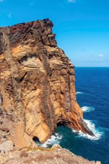 Rock formations at Ponta de Sao Lourenco