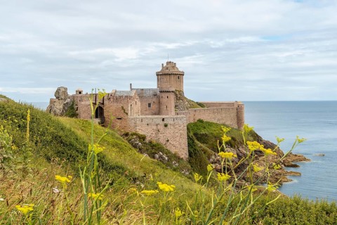 Castle Fort-la-Latte next to Cape Frehel and near Saint-Malo