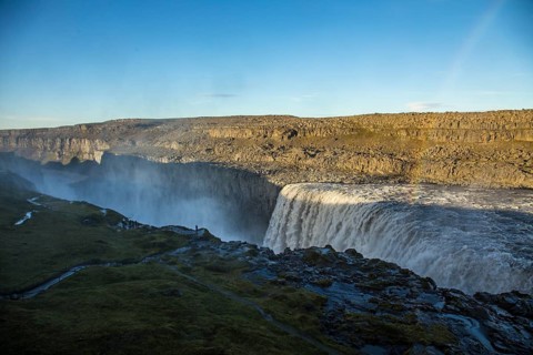 Top of Dettifoss Waterfall