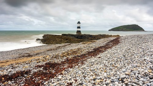 Trwyn Du Lighthouse at Penmon Point