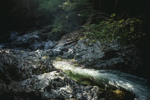 Mountain gorge