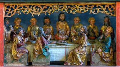 Figural representation of the Last Supper