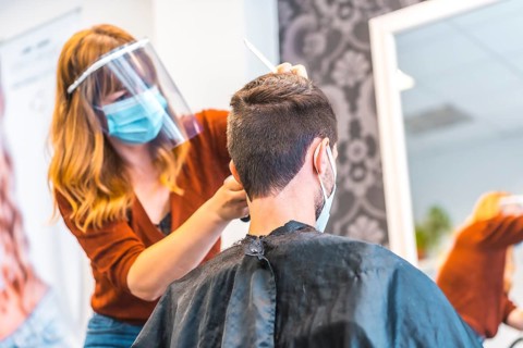 Opening of hairdressing salons after the coronavirus pandemic