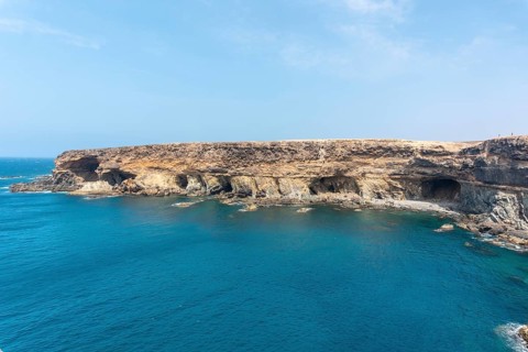 View of the Cuevas de Ajuy