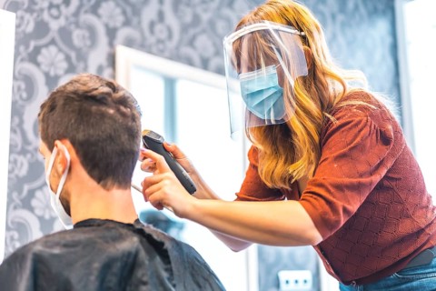 Opening of hairdressing salons after the coronavirus pandemic