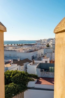 View of the town of Conil de la Frontera from the Torre de Guzman