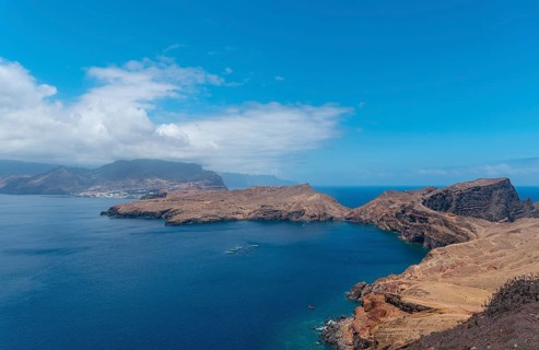 View of Ponta de Sao Lourenco from the end of the viewpoint