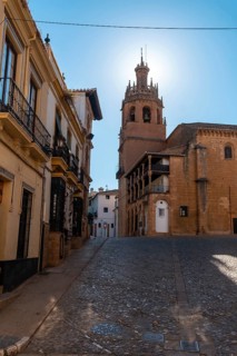 Church of Santa Maria la Mayor in the historic center of Ronda
