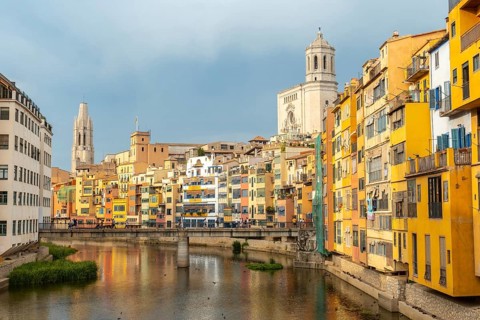 Girona medieval city