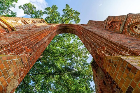 Ruin of Cistercian abbey Kloster Eldena