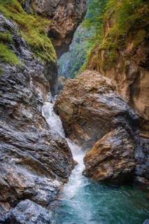 Ripping rapids in the Lichtenstein Gorge