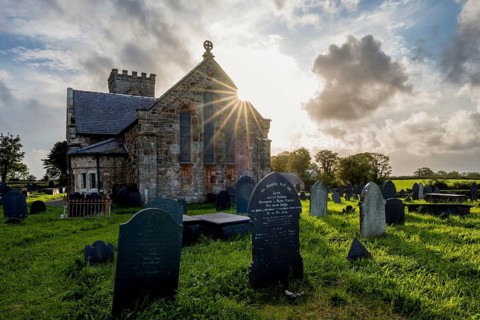 Typical stone church