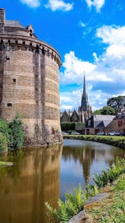Church Saint-Sulpice de Fougeres. Brittany region