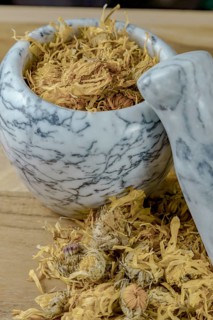 Dried calendula flowers