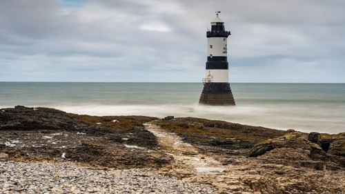 Trwyn Du Lighthouse at Penmon Point