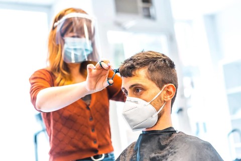 Opening of hairdressing salons after the coronavirus pandemic