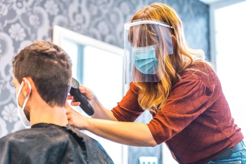 Opening of hairdressing salons after the coronavirus pandemic