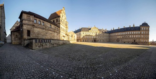 Old Court and New Residence in the morning light