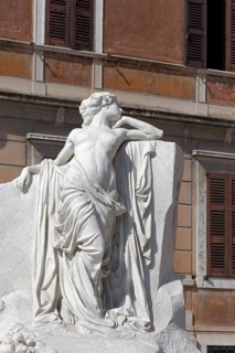 Sculpture Bella Italia by sculptor Leonardo Bistolfi