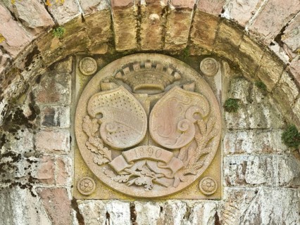 Coat of arms on the Friedrichs Tower