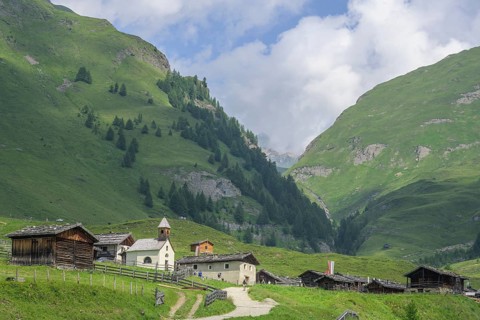 Fane Alm with chapel