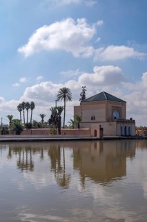Saadian Palace in the Menara Gardens