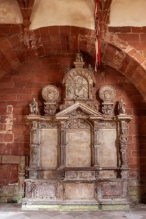 Historical altar at Lichtenberg Castle