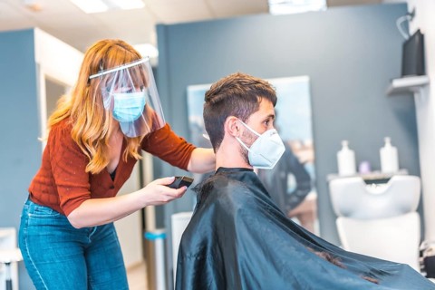 Opening of hairdressing salons after the coronavirus pandemic