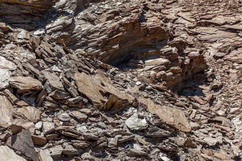 Quartzite and shale
