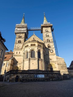 Bamberg Cathedral in the morning light