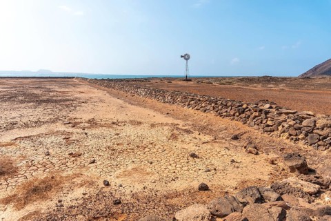 Las Salinas de Lobos on the Isla de Lobos
