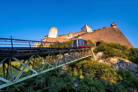 Fortress railway to Hohensalzburg Fortress