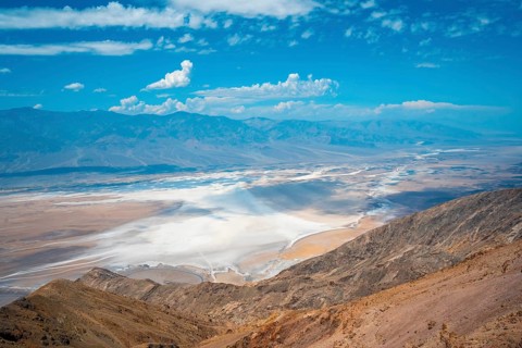 View of the viewpoint of Dante's view in Death Valley