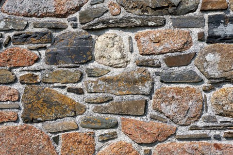 Ross of Mull Granite and Basalt Wall Stones
