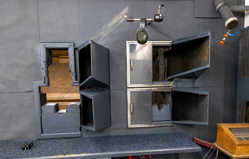 Special Test Shooting Range for Weapons in Switzerland